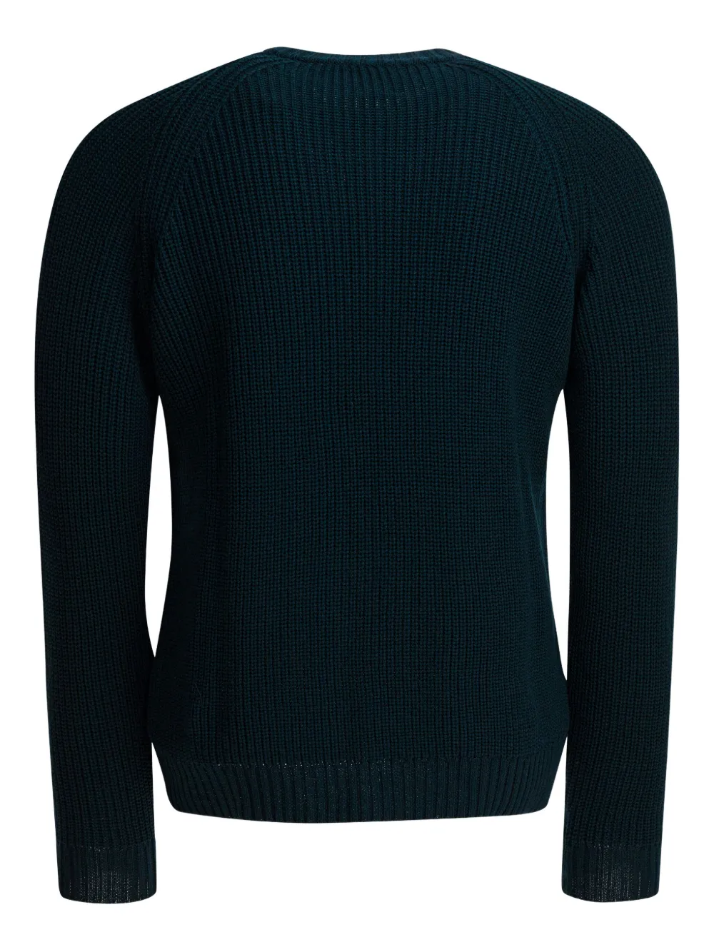 RAKKI ribbed crew-neck sweater - Groen