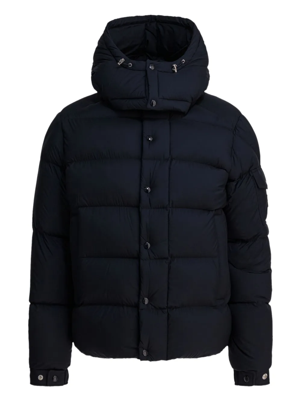 Moncler Button hooded jacket | Blue | Image 1