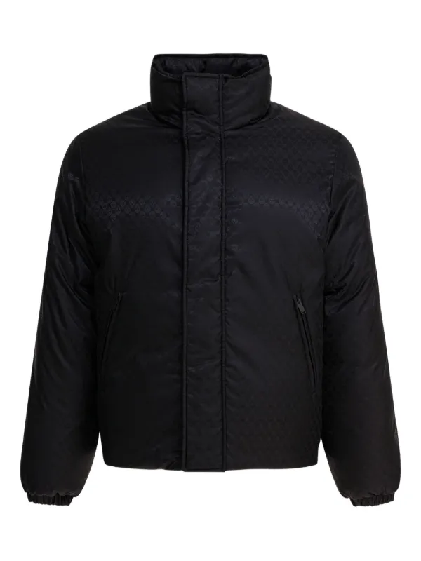 定価37万円‼️Alexander McQueen フード付きダウンジャケット Alexander McQueen ジップアップ パデッドジャケット | ブラック