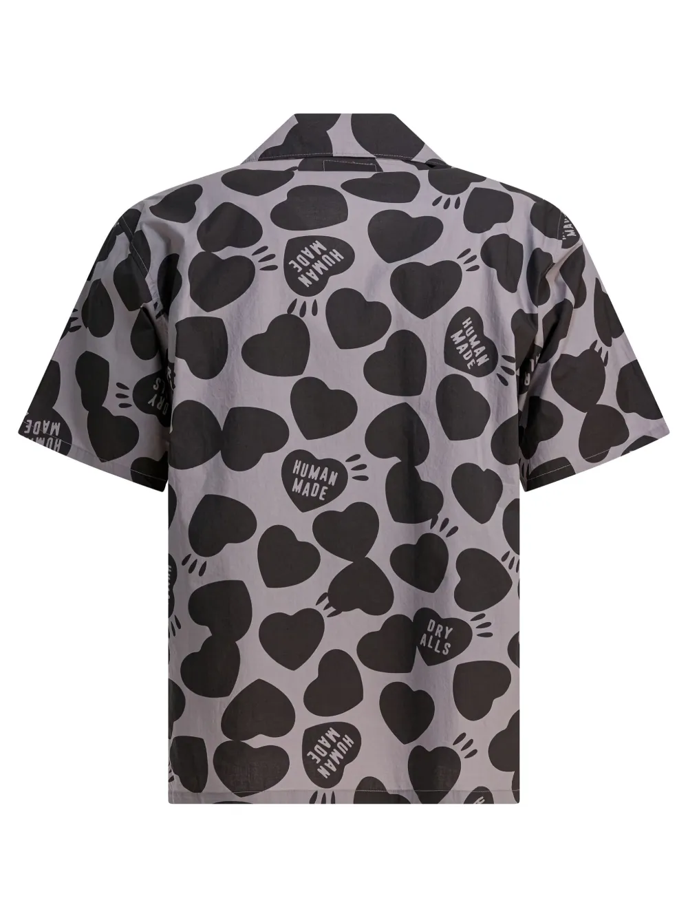 Human Made Vacation Heart Graphic Print Shirt In Gray