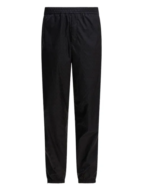 Alexander McQueen skull-jacquard track pants