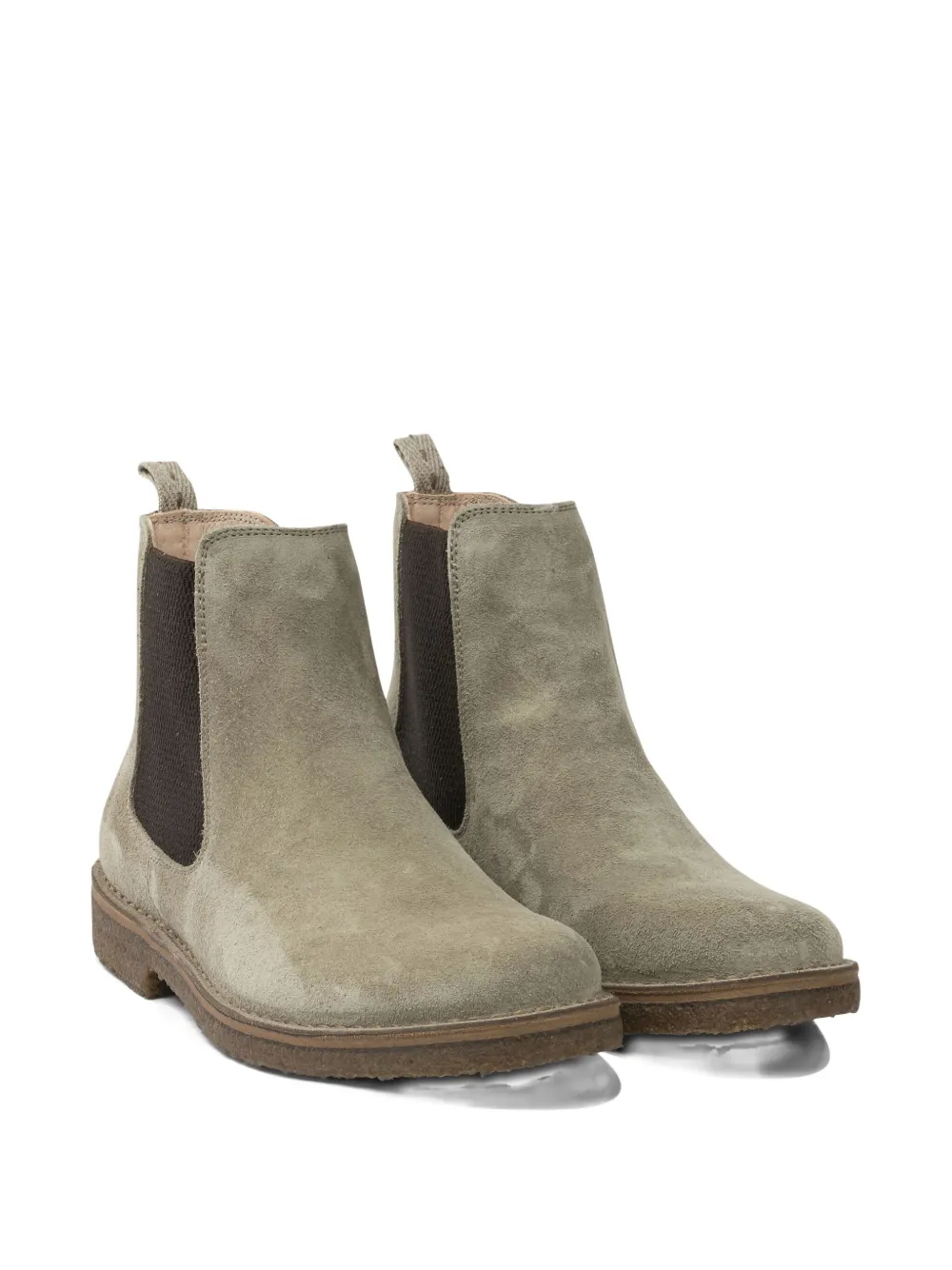 Astorflex Bitflex Suede Crepe Sole Chelsea Boots Militare In Neutral