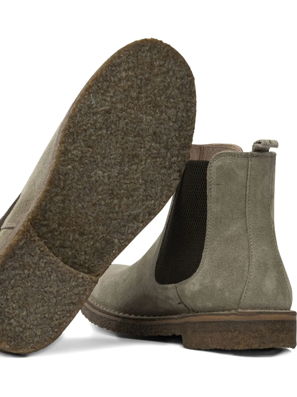 Astorflex Bitflex Suede Crepe Sole Chelsea Boots Militare In Neutral