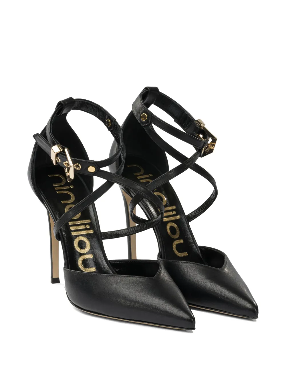 Ninalilou buckled-strap pointed-toe pumps | Heeled Pumps | Image 2