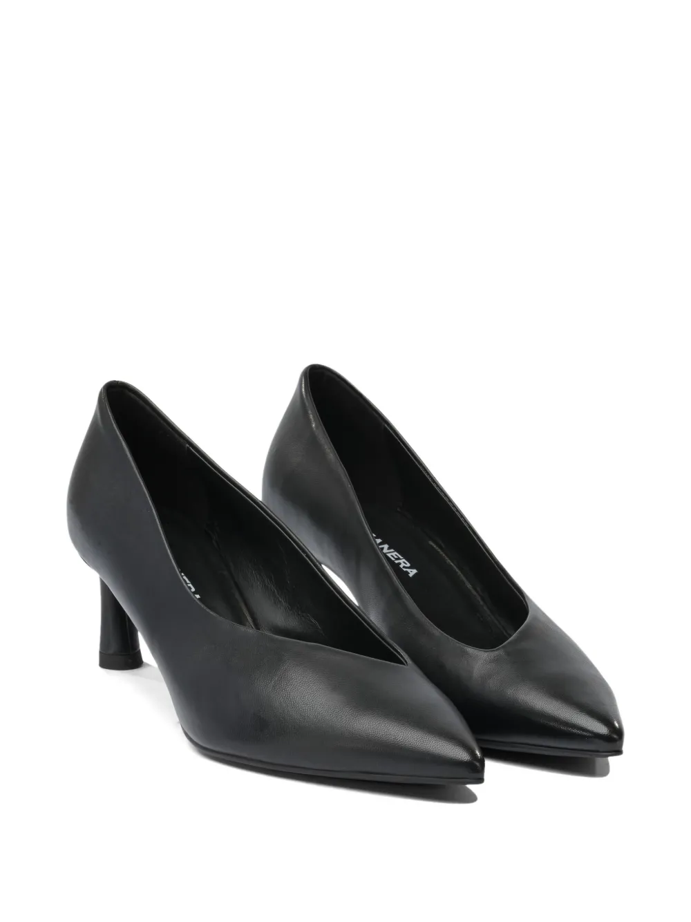 Halmanera 50mm leather heeled pumps | Heeled Pumps | Image 2