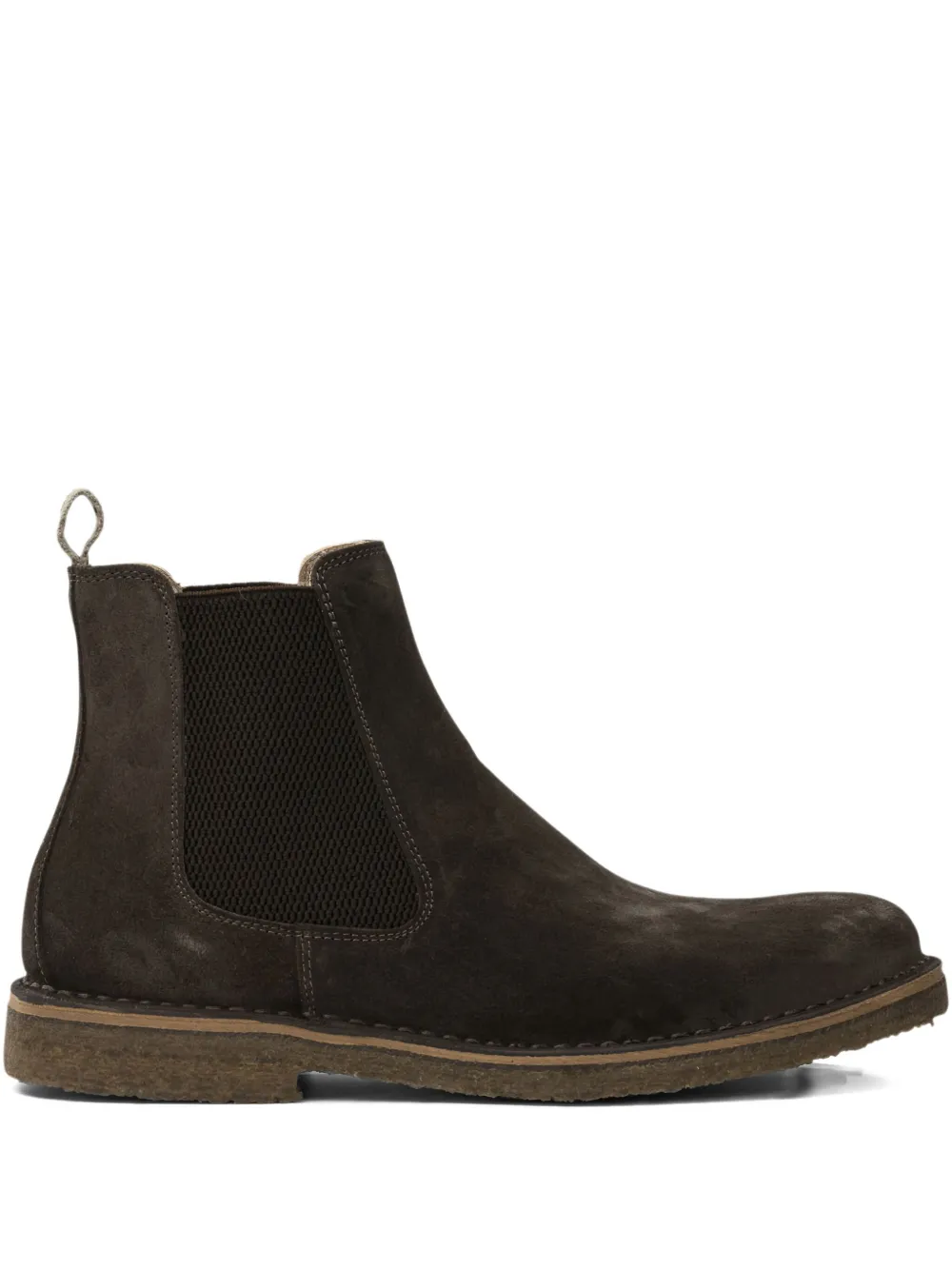 Astorflex Bitflex Suede Crepe Sole Chelsea Boots Dark Chestnut In Brown