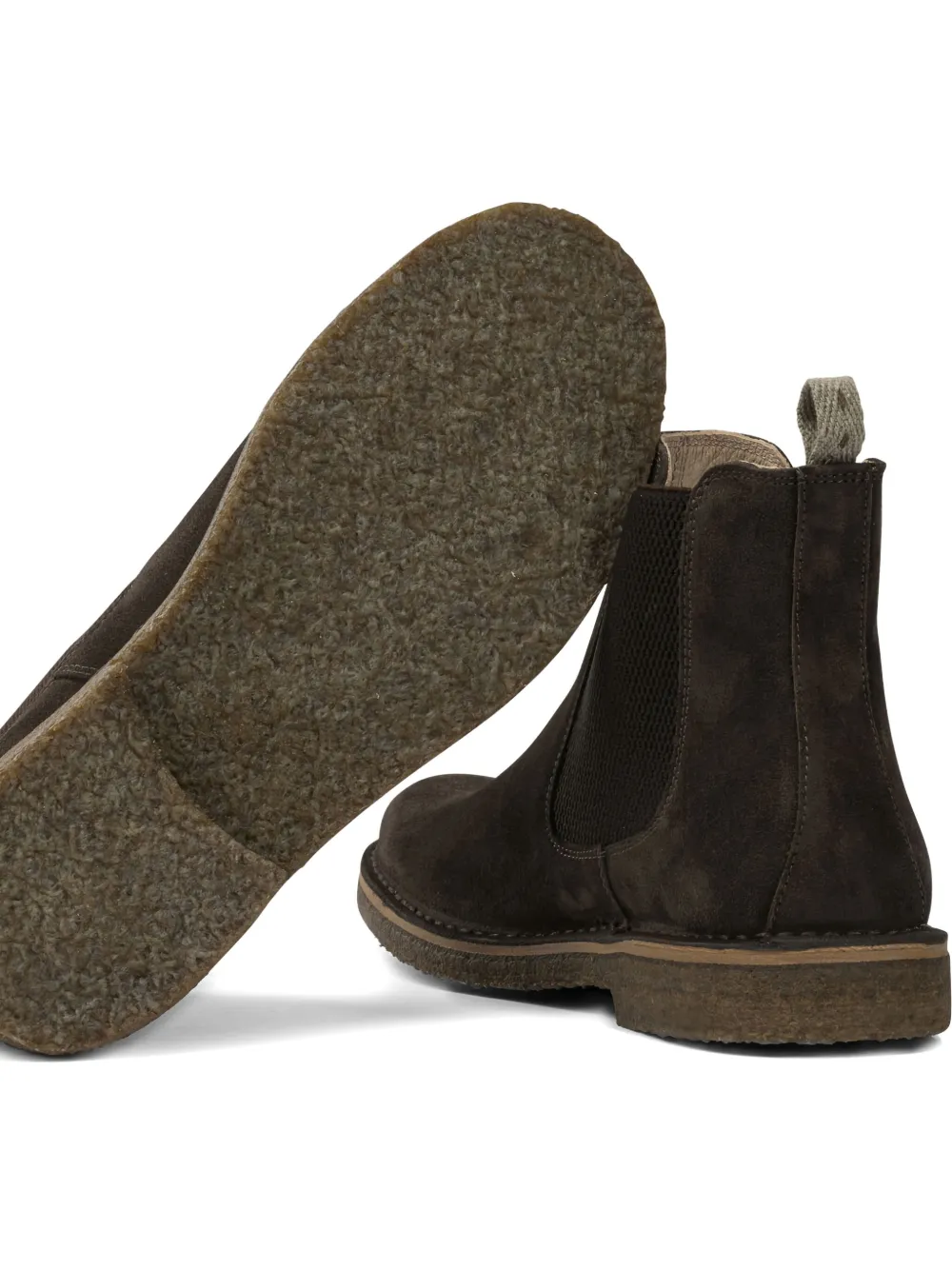 Astorflex Bitflex Suede Crepe Sole Chelsea Boots Dark Chestnut In Brown