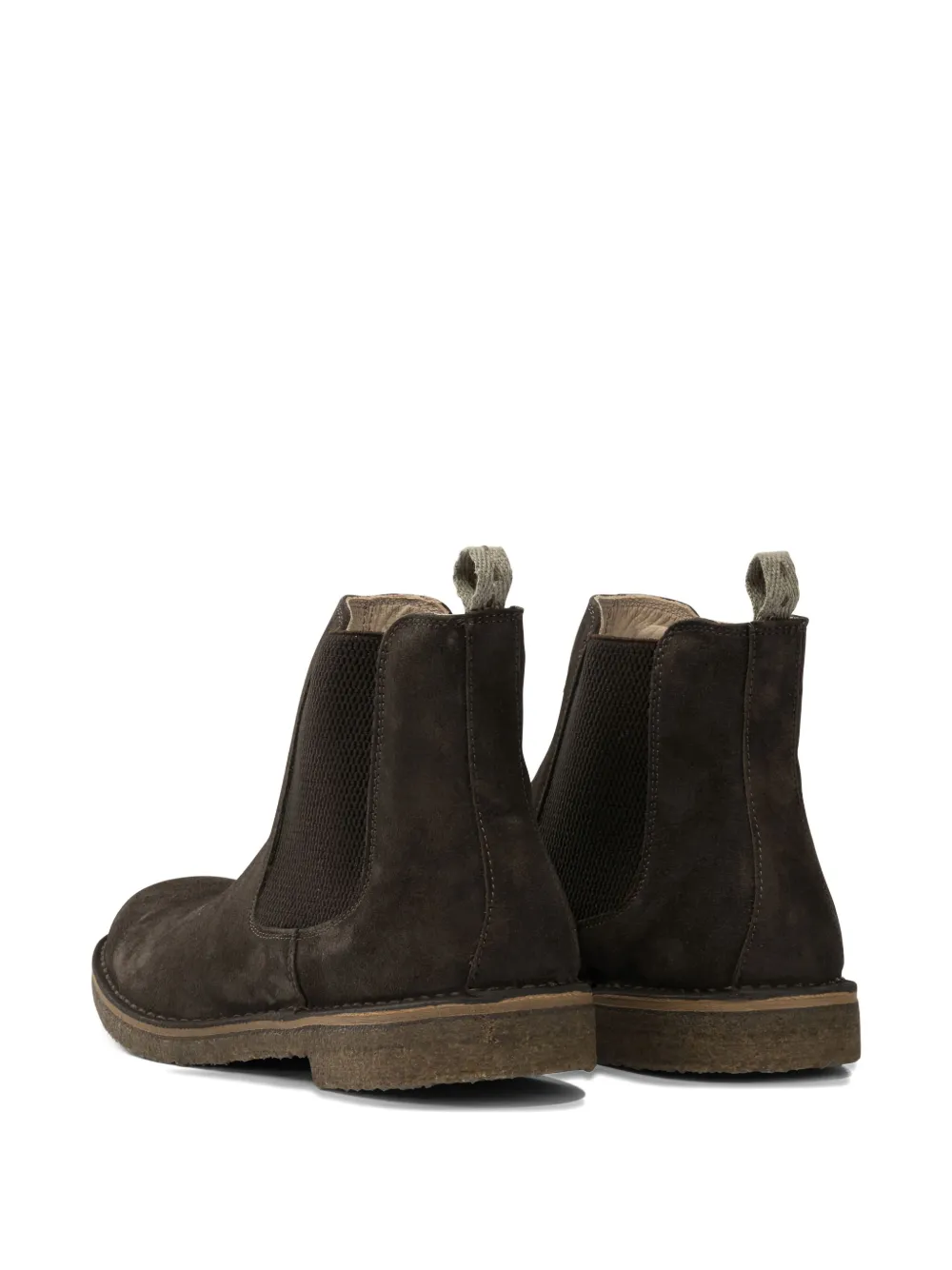 Astorflex Bitflex Suede Crepe Sole Chelsea Boots Dark Chestnut In Brown
