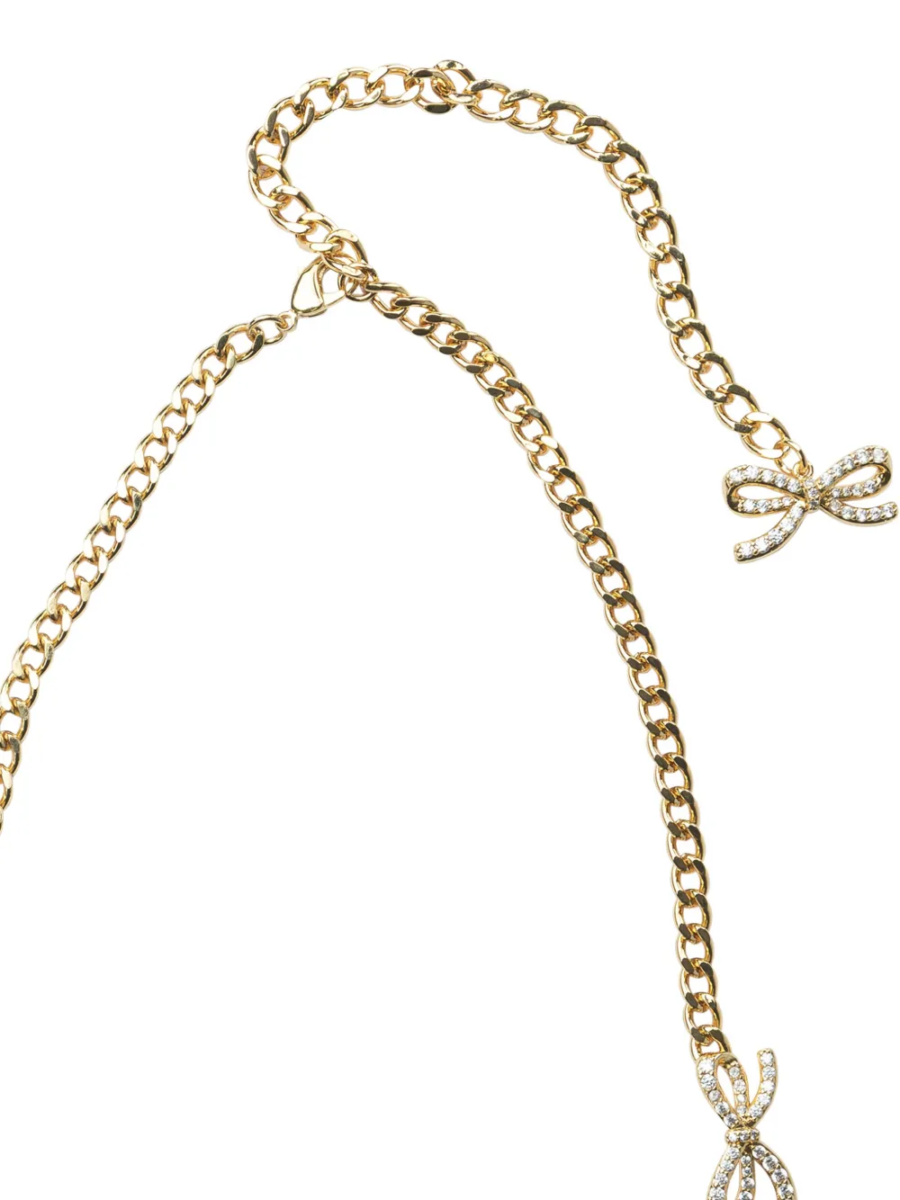Self-Portrait Crystal Bows necklace | Image 2