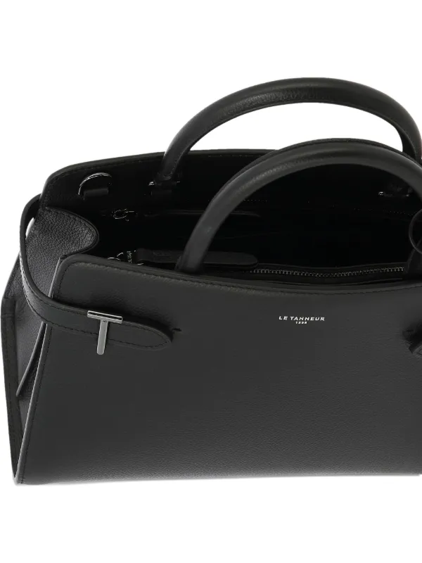 Le Tanneur Medium Emilie Tote Bag | Black | FARFETCH JO