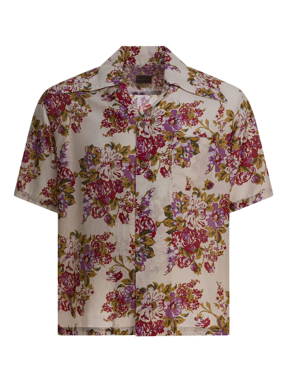 KAPITAL floral-print shirt | Red | Image 1