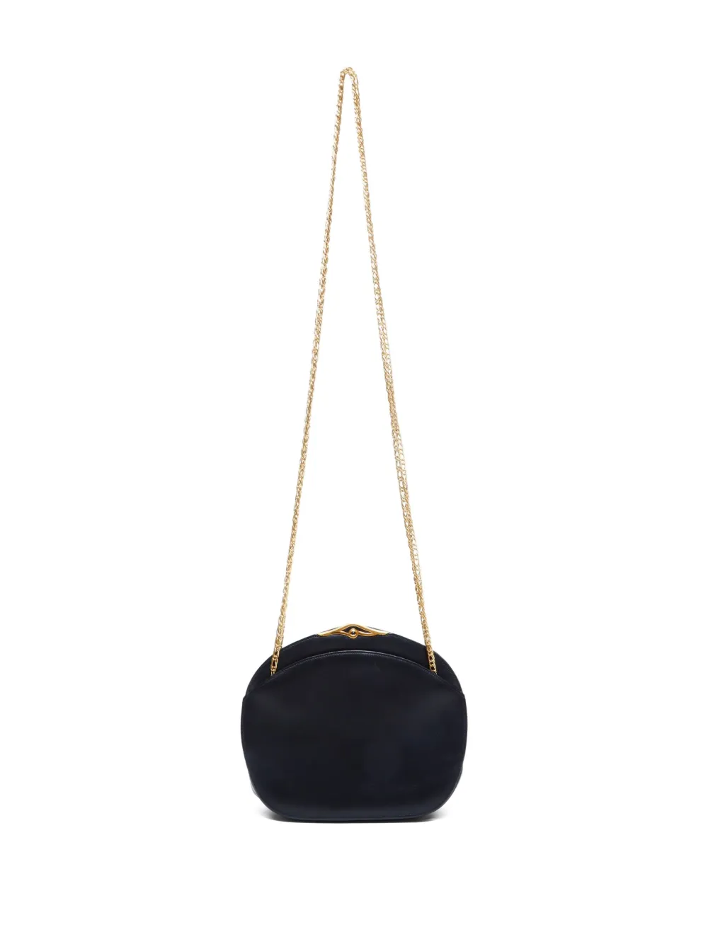 Pre-owned Cartier 1990-2000s Leather Shoulder Bag In Black