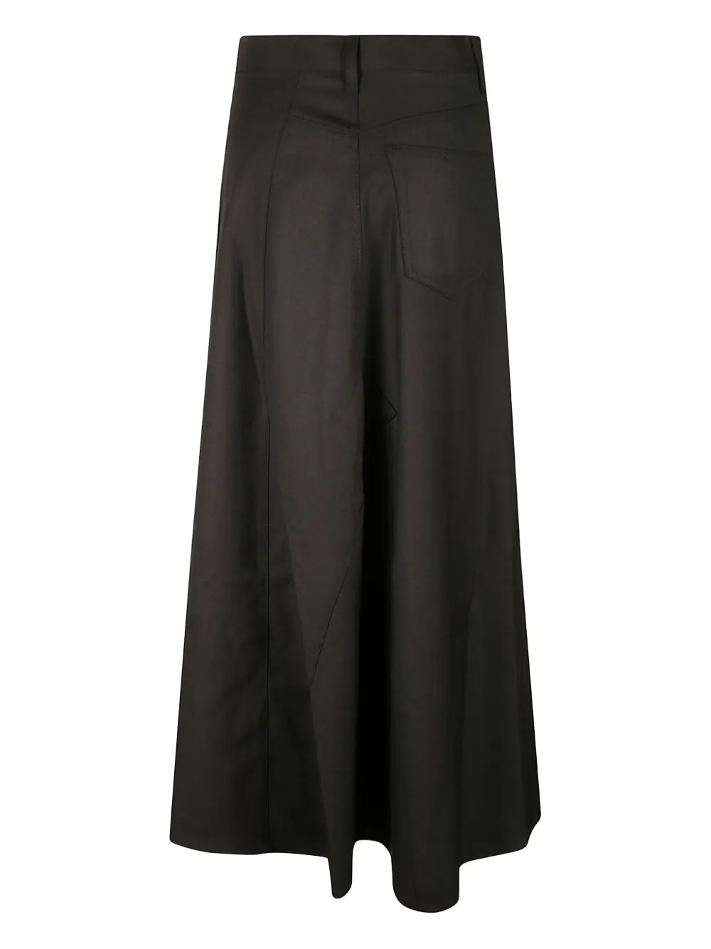 Junya Watanabe folded maxi skirt - Zwart