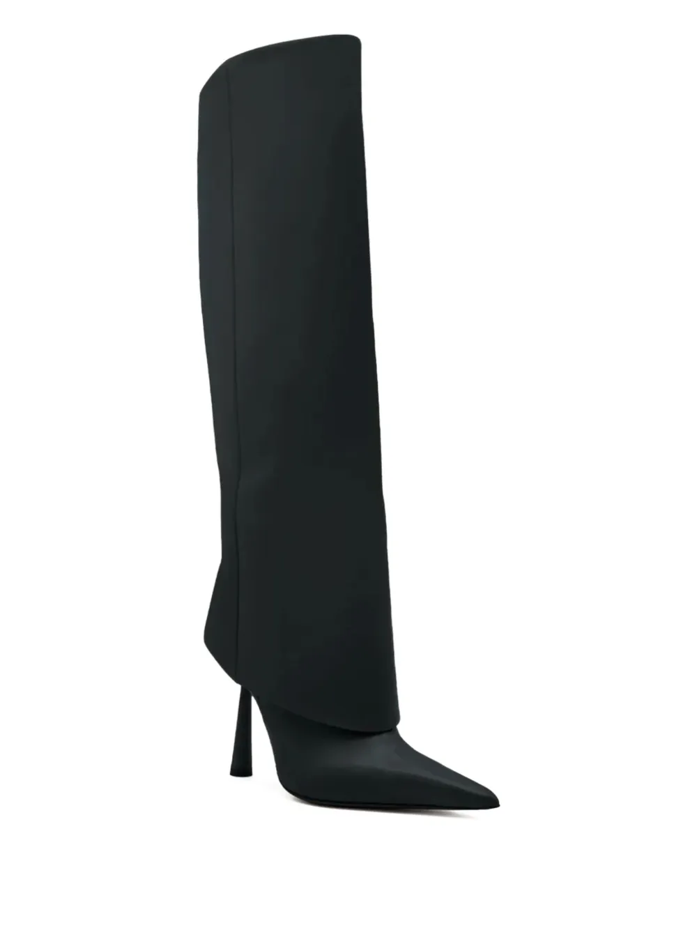 Gia Borghini 100mm Pointed-toe Boots In Black