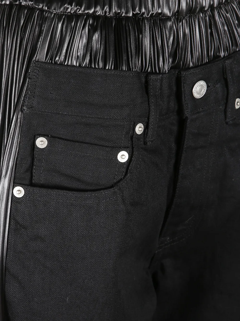 Junya Watanabe X Levi's Panelled Jeans In Black