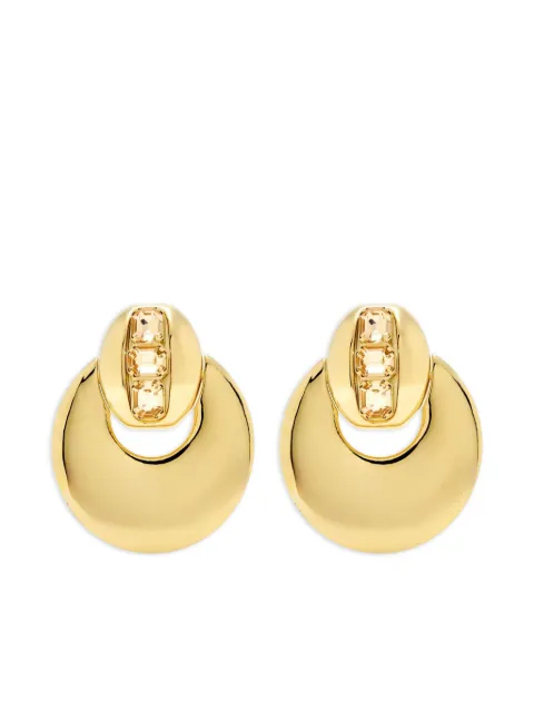 Saint Laurent crystal-embellished earrings
