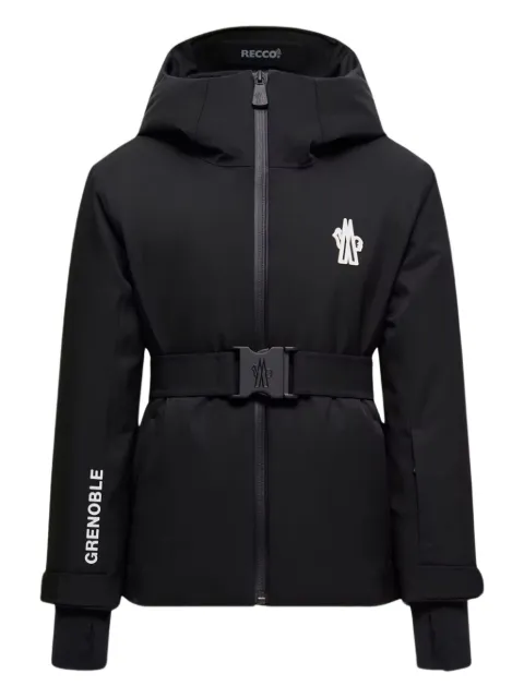 MONCLER GRENOBLE KIDS belted hooded ski jacket
