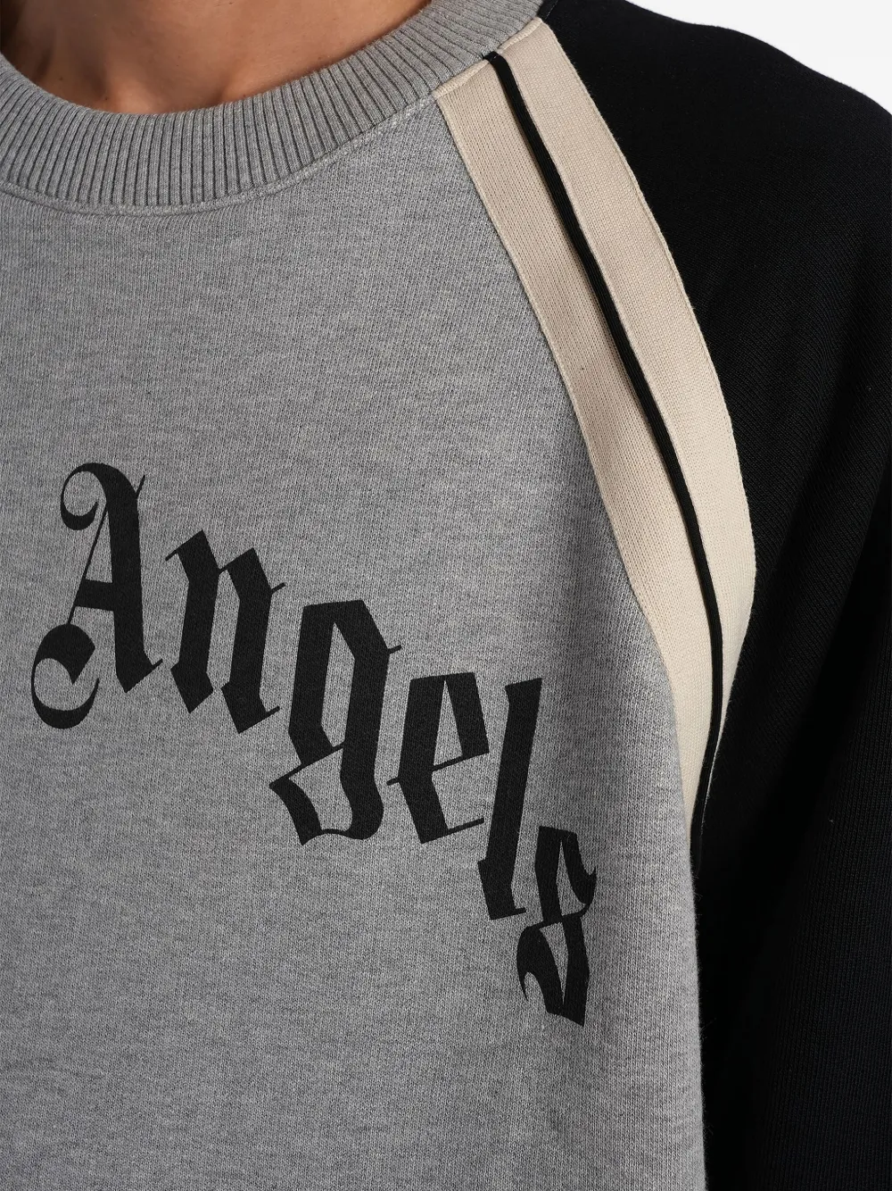 Palm Angels Sweater met logostreep Grijs