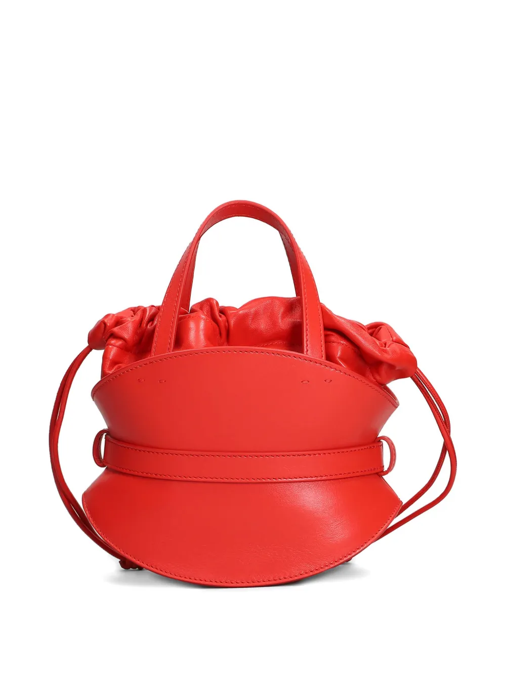 Balmain Shopper met trekkoord - Rood
