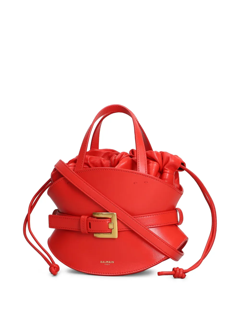 Balmain Shopper met trekkoord Rood