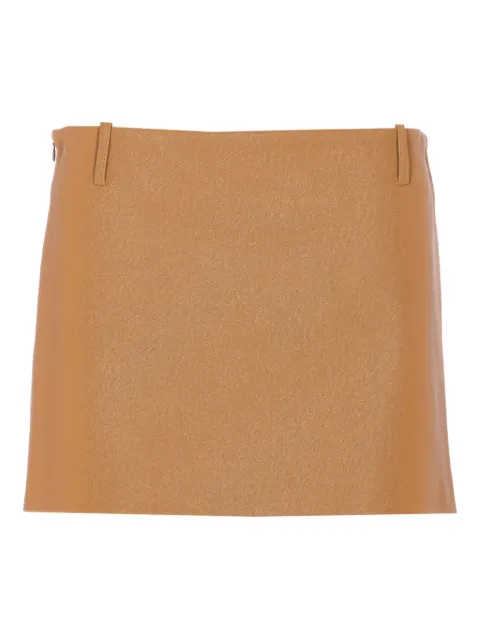 Ele faux-leather skirt