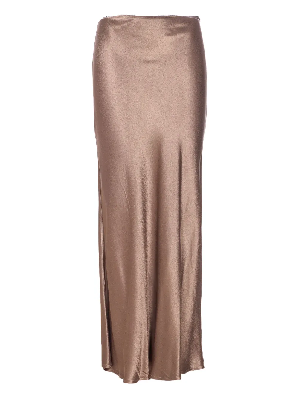 Ele Flared Fitted Skirt In Brown
