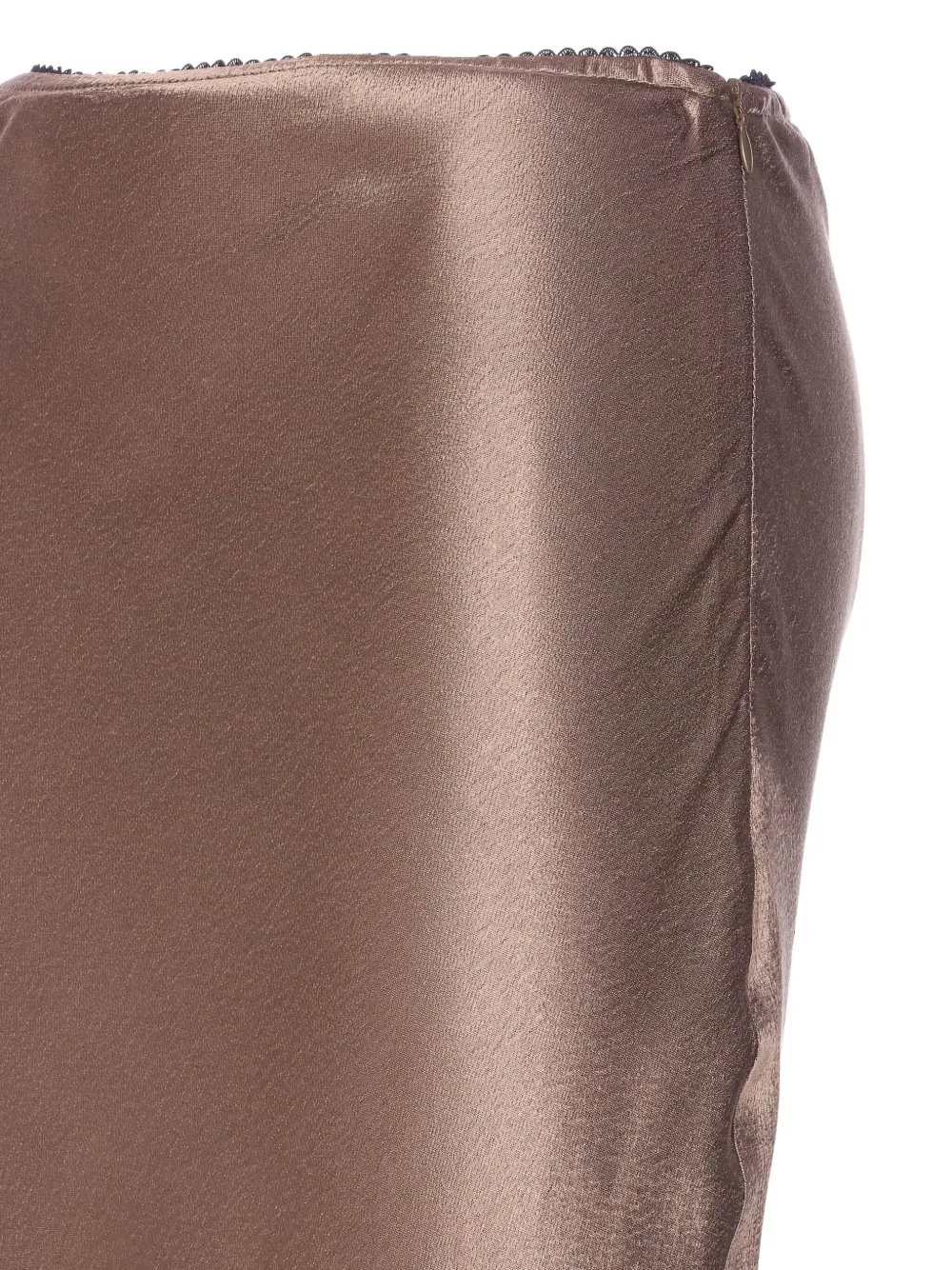 Ele Flared Fitted Skirt In Brown
