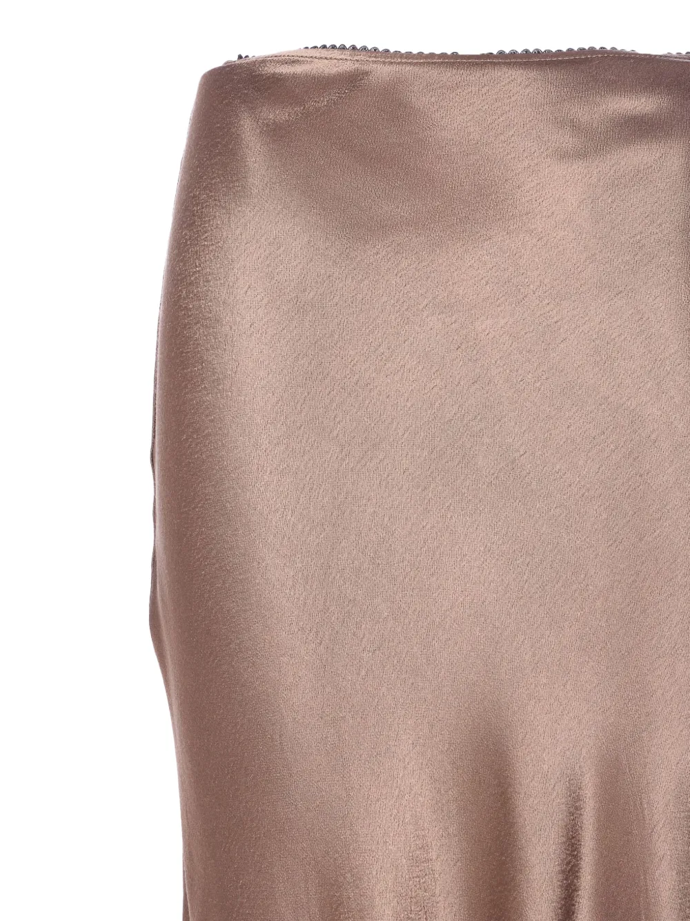 Ele Flared Fitted Skirt In Brown