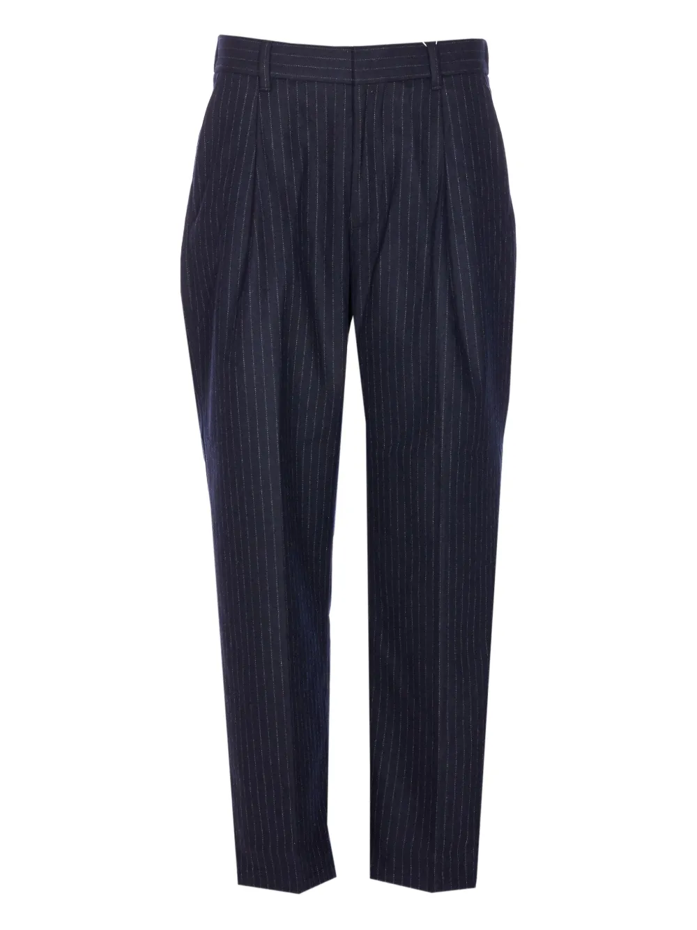 NN07 pinstripe-pattern trousers | Blue | Image 1