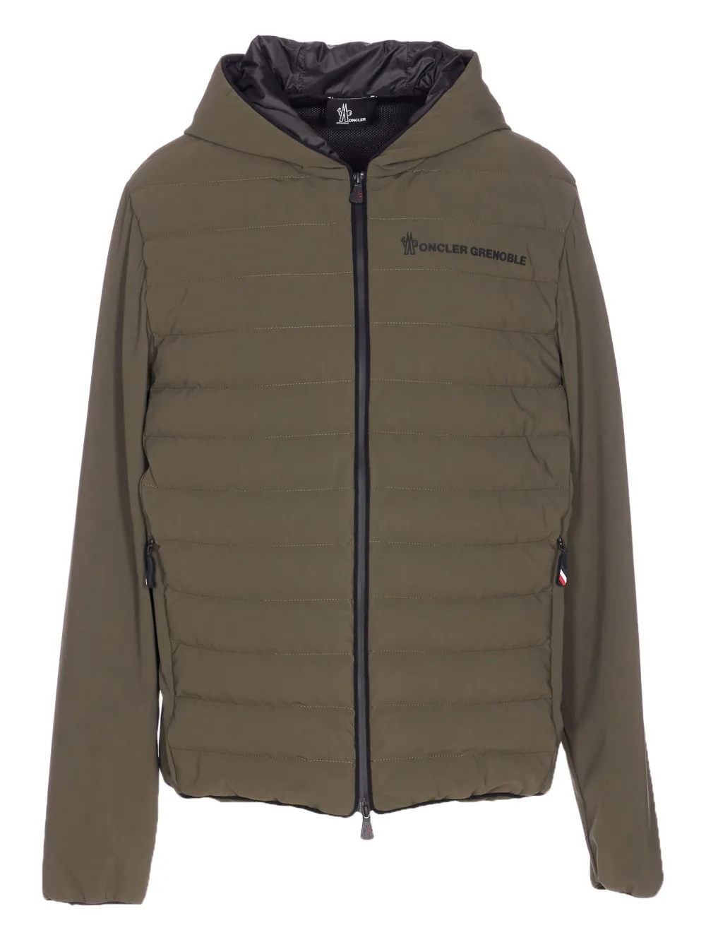 Moncler Grenoble logo-patch padded jacket | Green | Image 1