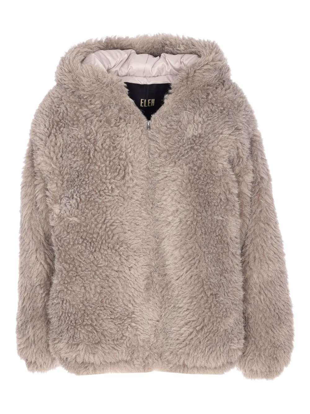 Ele hooded zip-up jacket | Grey | Image 1