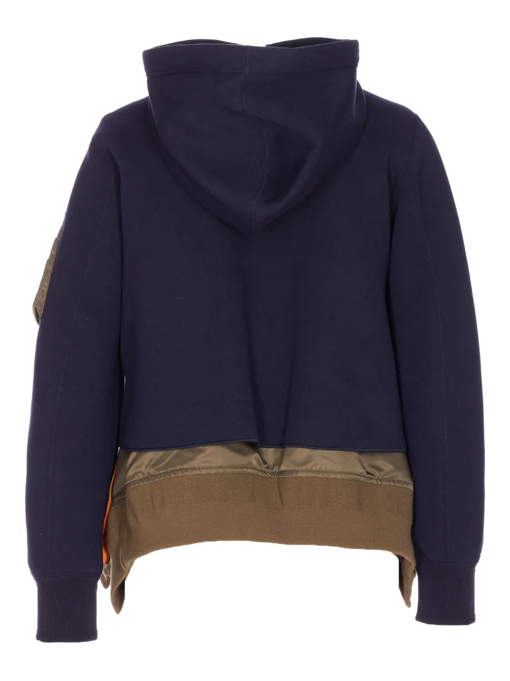 Sacai zip-up hoodie - Blauw
