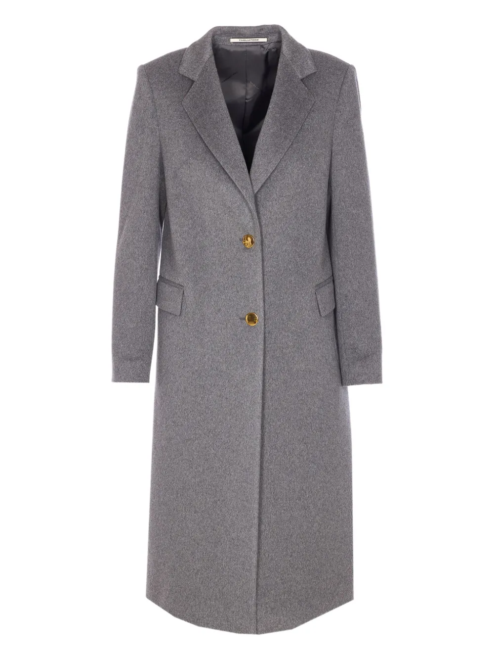 Tagliatore buttoned cashmere coat | Grey | Image 1