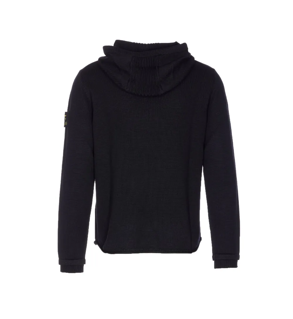 Premiata logo-patch hooded sweater | Knitted Sweaters | Image 2