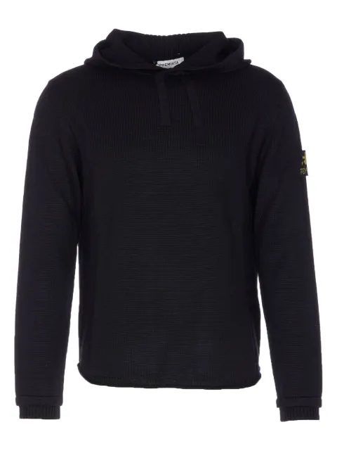 Premiata logo-patch hooded sweater