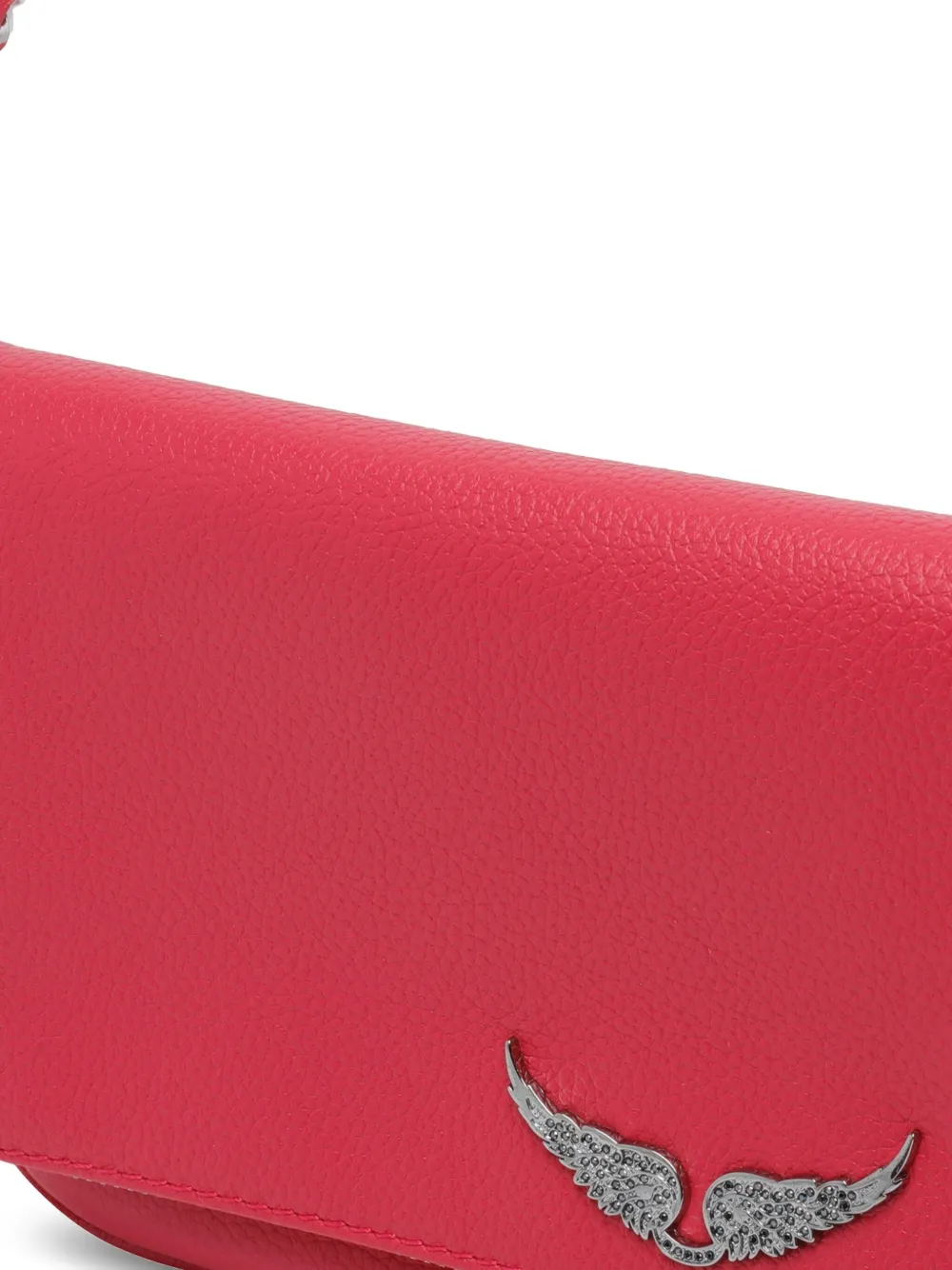 Zadig&Voltaire Rock leren crossbodytas Roze