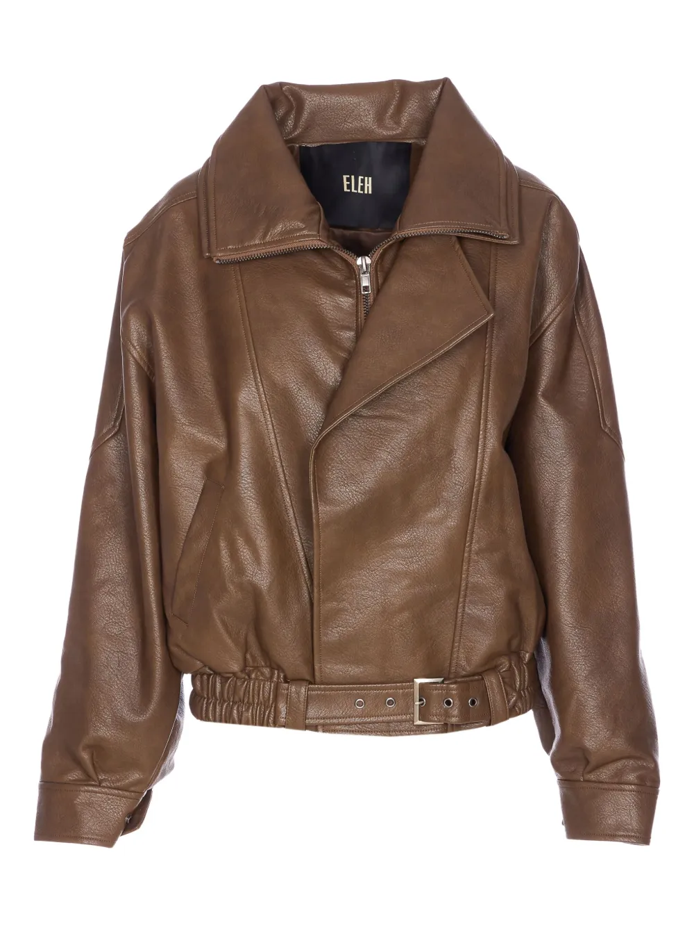 Ele zip-up bomber jacket | Brown | Image 1