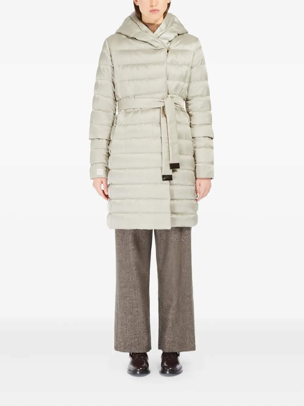 Max Mara Nove jas met capuchon - Beige