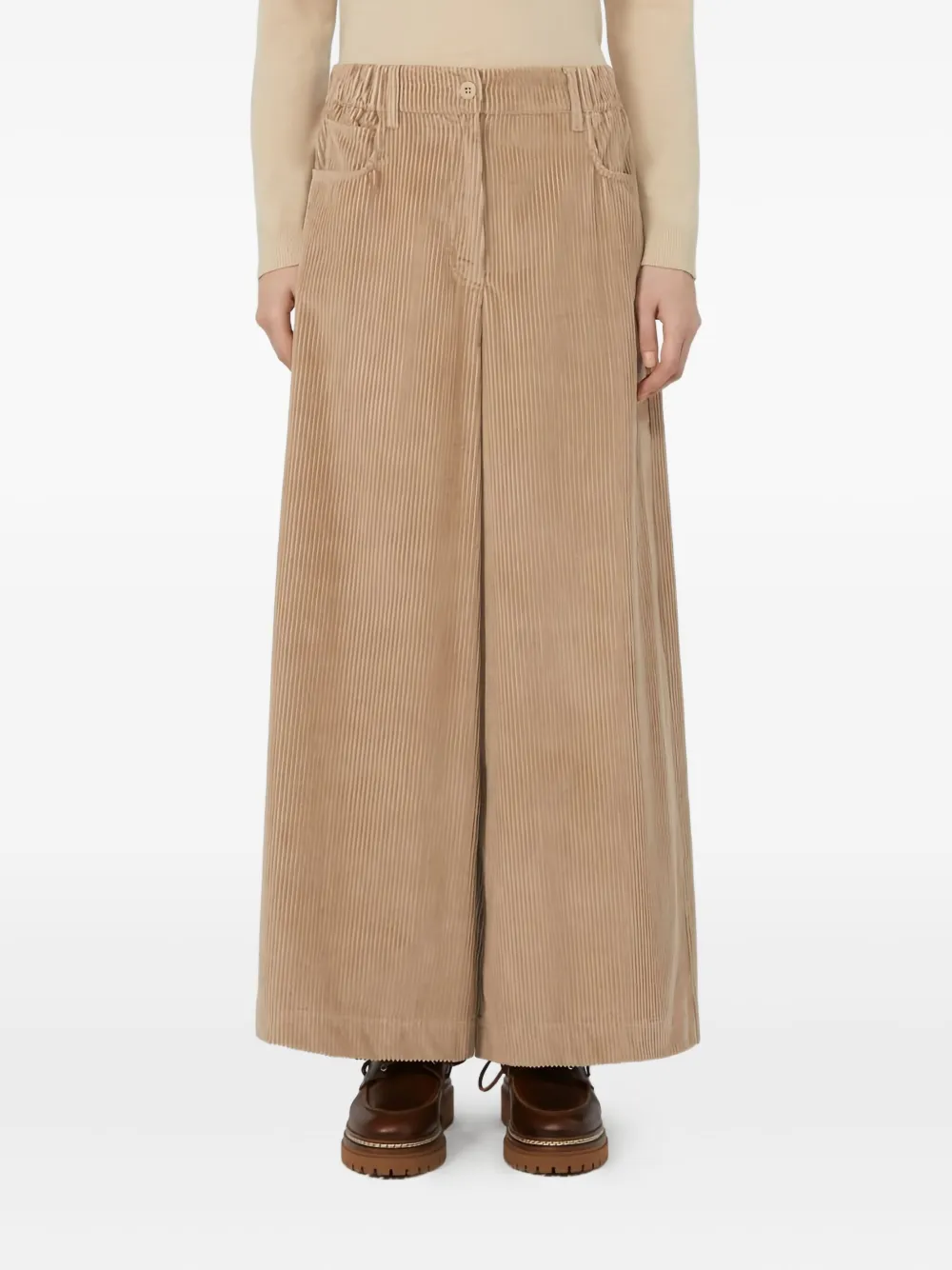 Weekend Max Mara Ursola Trousers In Neutral