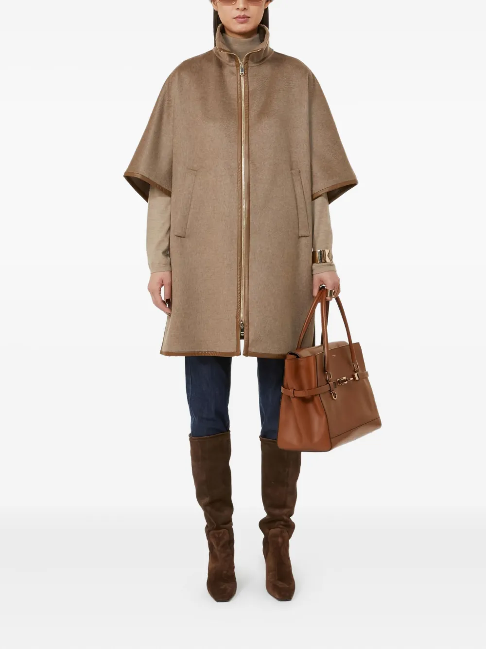 Max Mara Margaux shopper - Bruin