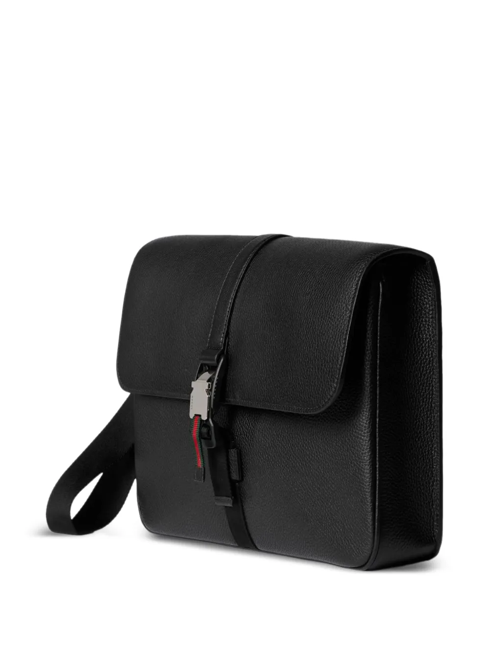 Gucci Schoudertas met gespband Zwart