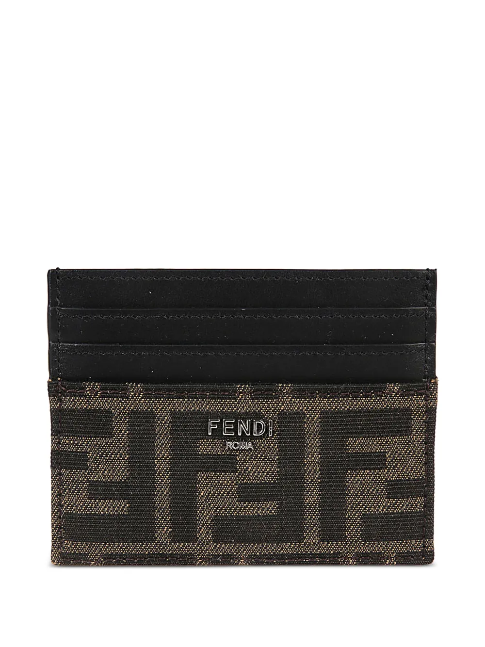 FENDI jacquard cardholder | Black | Image 1