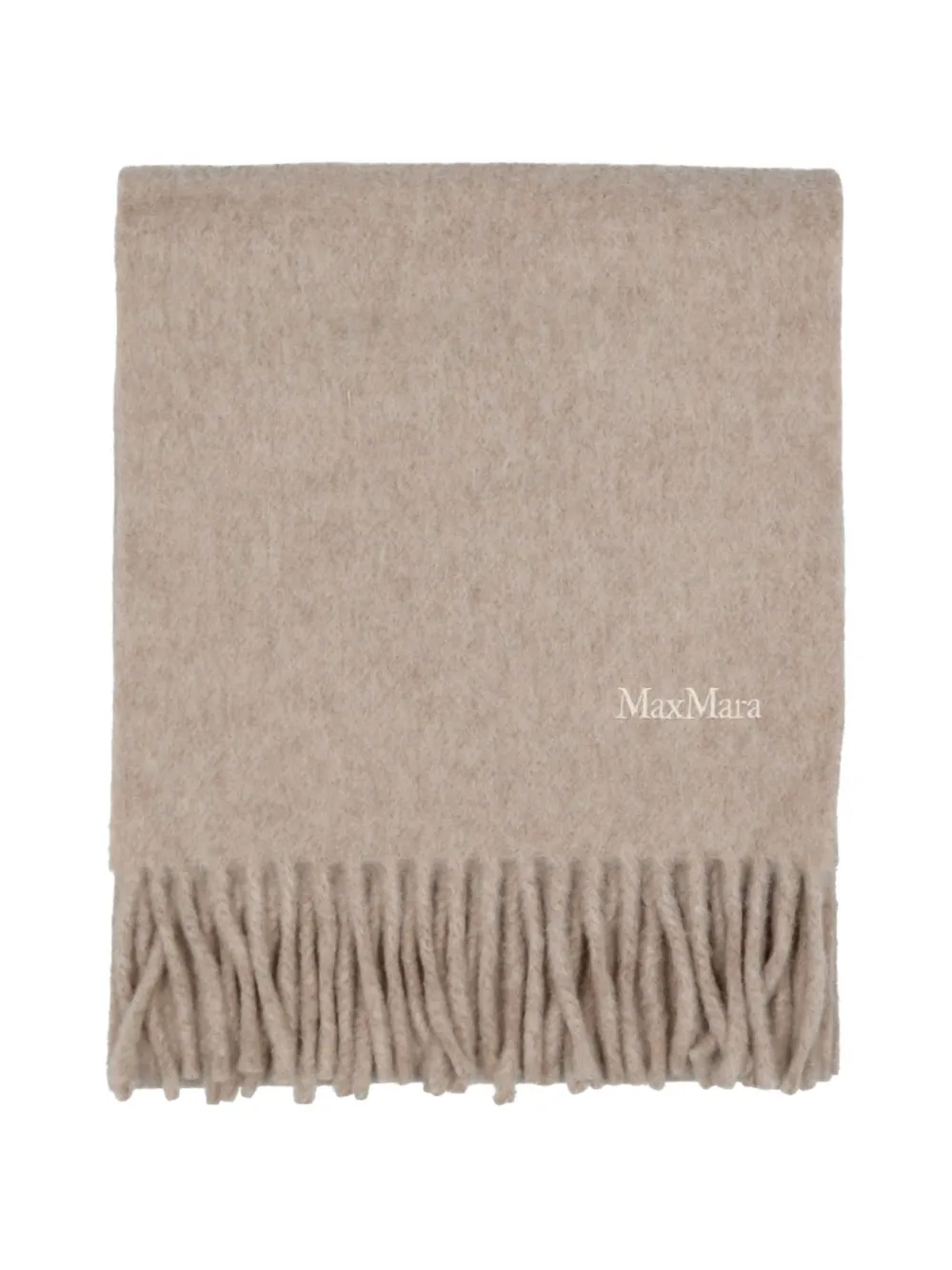 Max Mara fringed scarf - Toni neutri