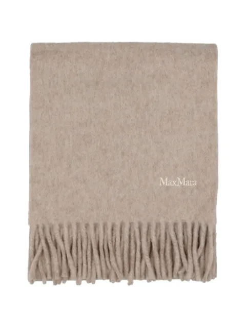 Max Mara fringed scarf