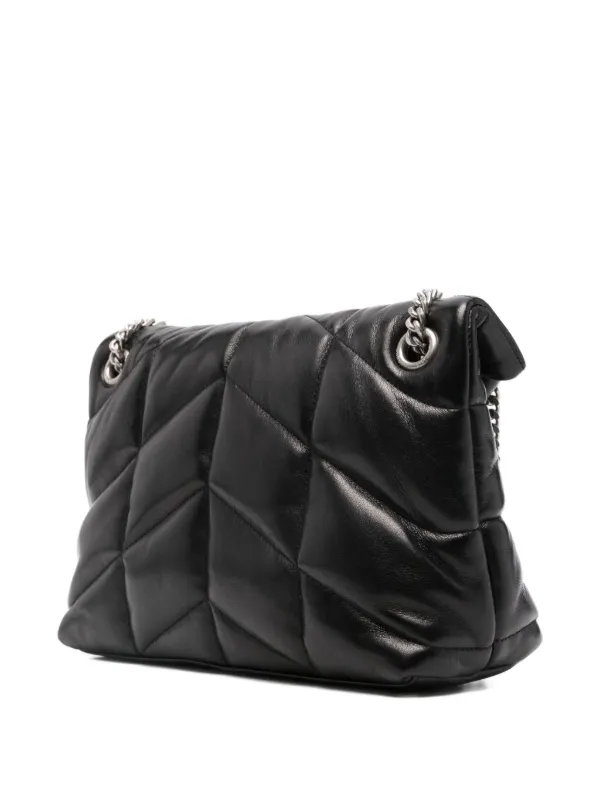 Saint Laurent キルティング ショルダーバッグ | ブラック | FARFETCH JP
