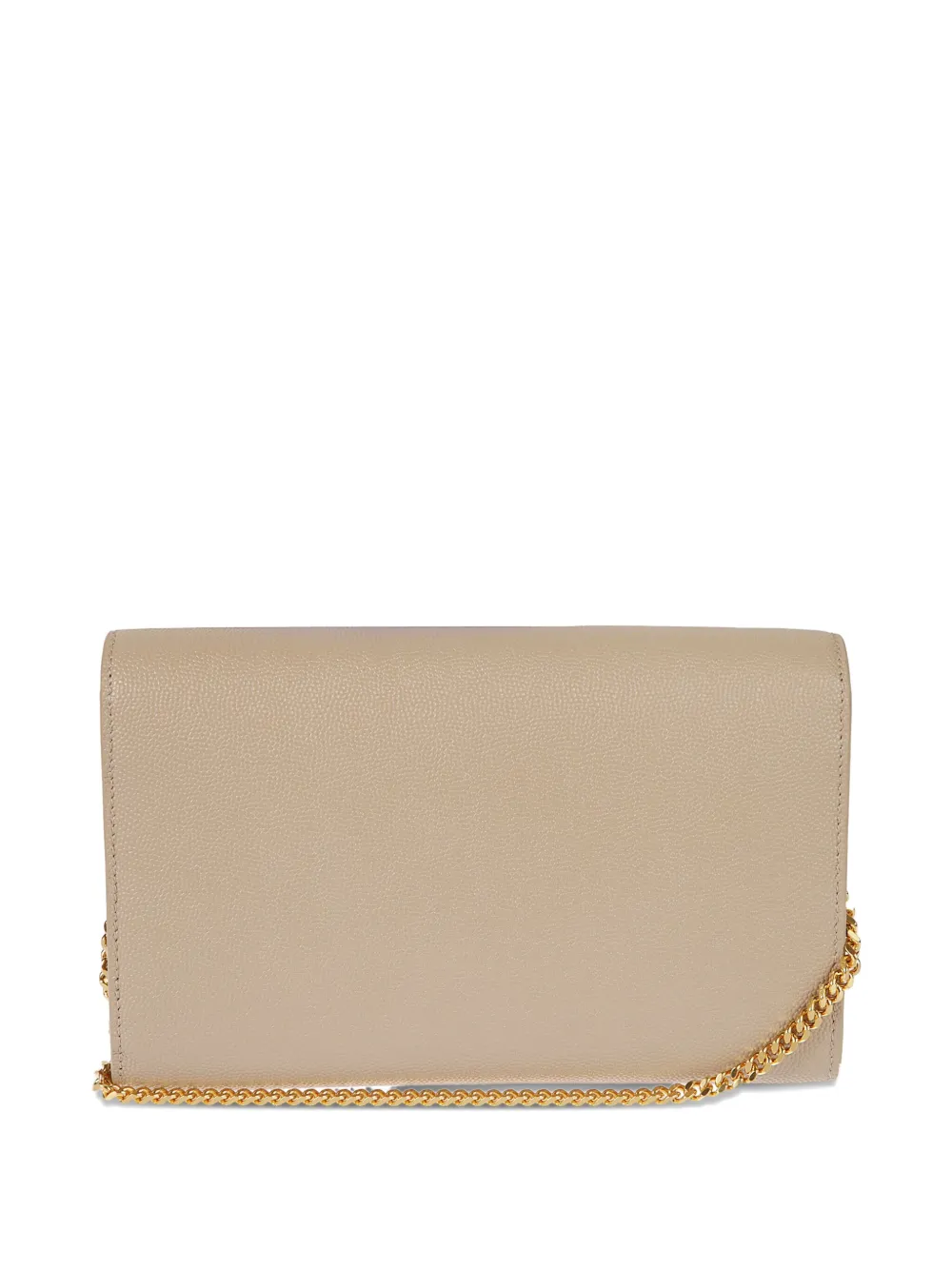 Saint Laurent Envelope logo clutch bag - Beige