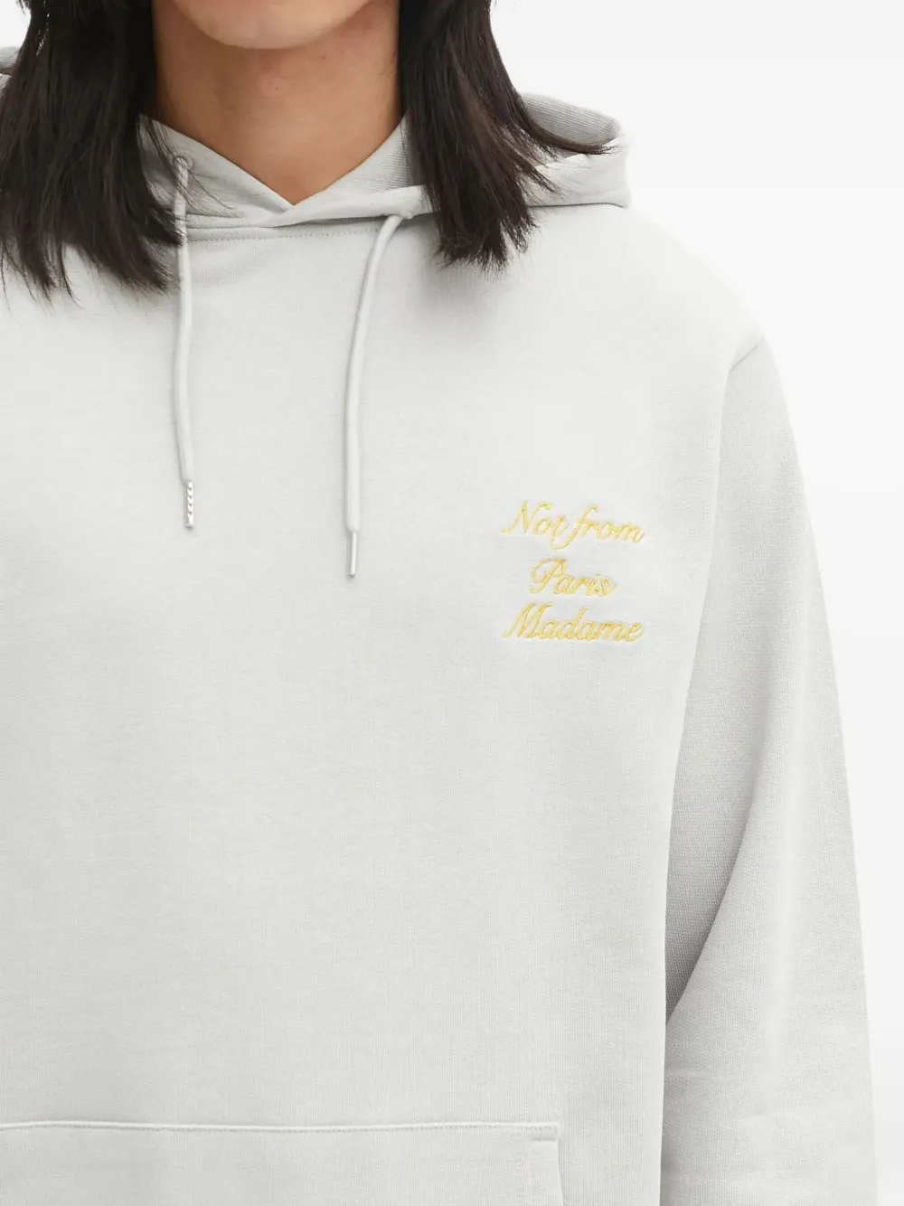 Drôle De Monsieur Sweater met logo Grijs