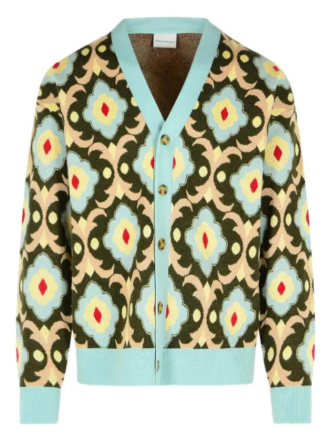 Drôle De Monsieur La Maille Tapisserie-jacquard cardigan