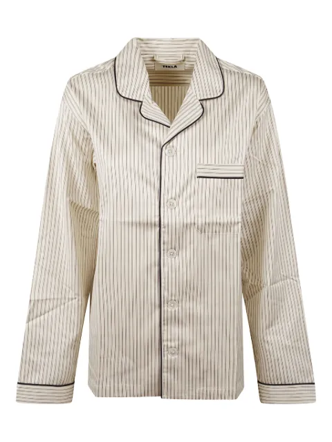 TEKLA striped pyjamas shirt
