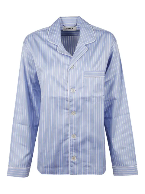 TEKLA striped pyjamas shirt